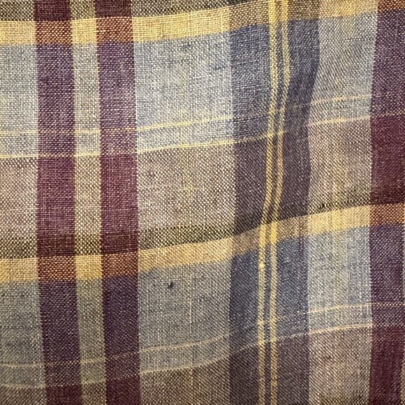 Sezane Jane Shirt Blush Check Print - Size 12 - Picture 5 of 7